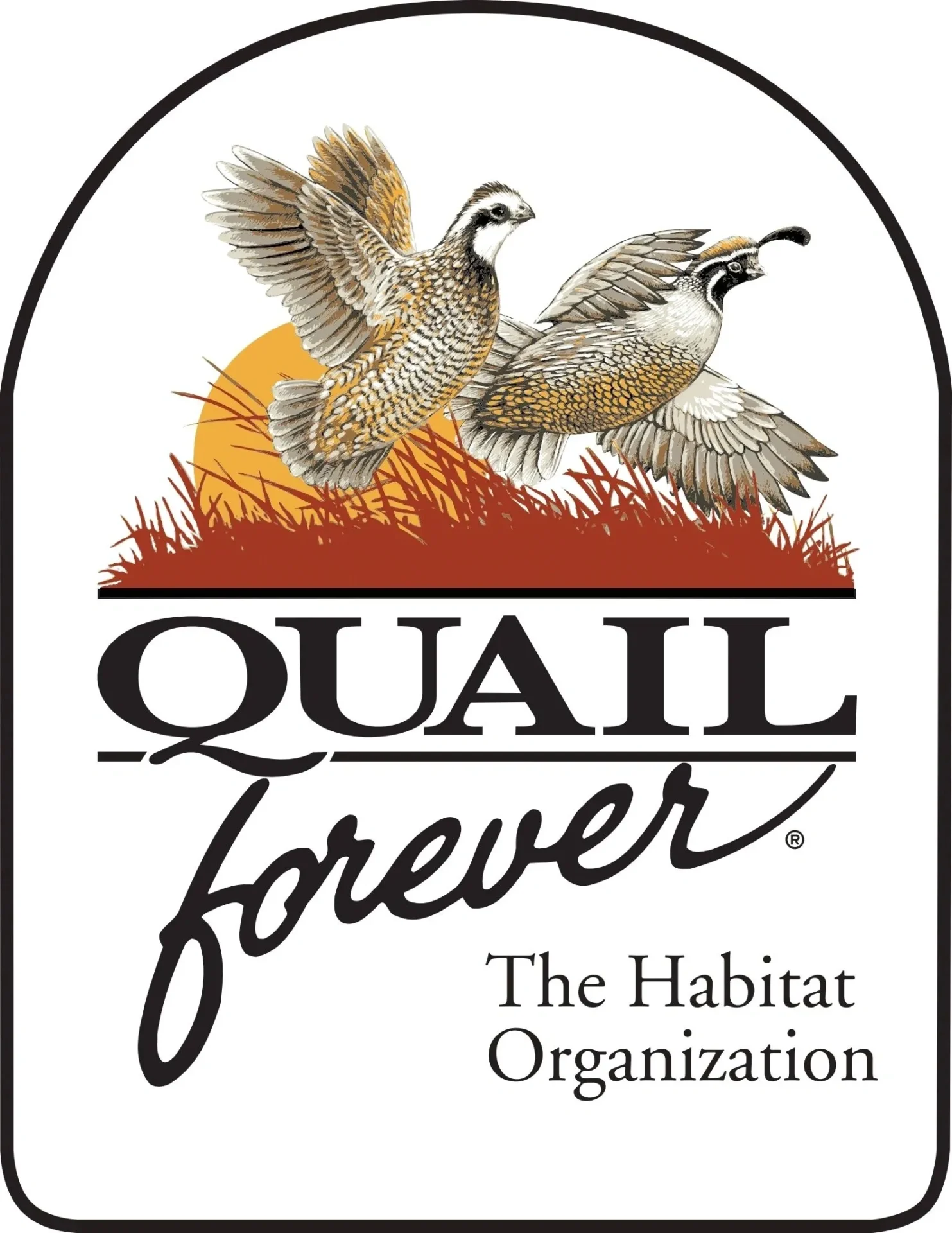 Quail Forever logo with two quails.